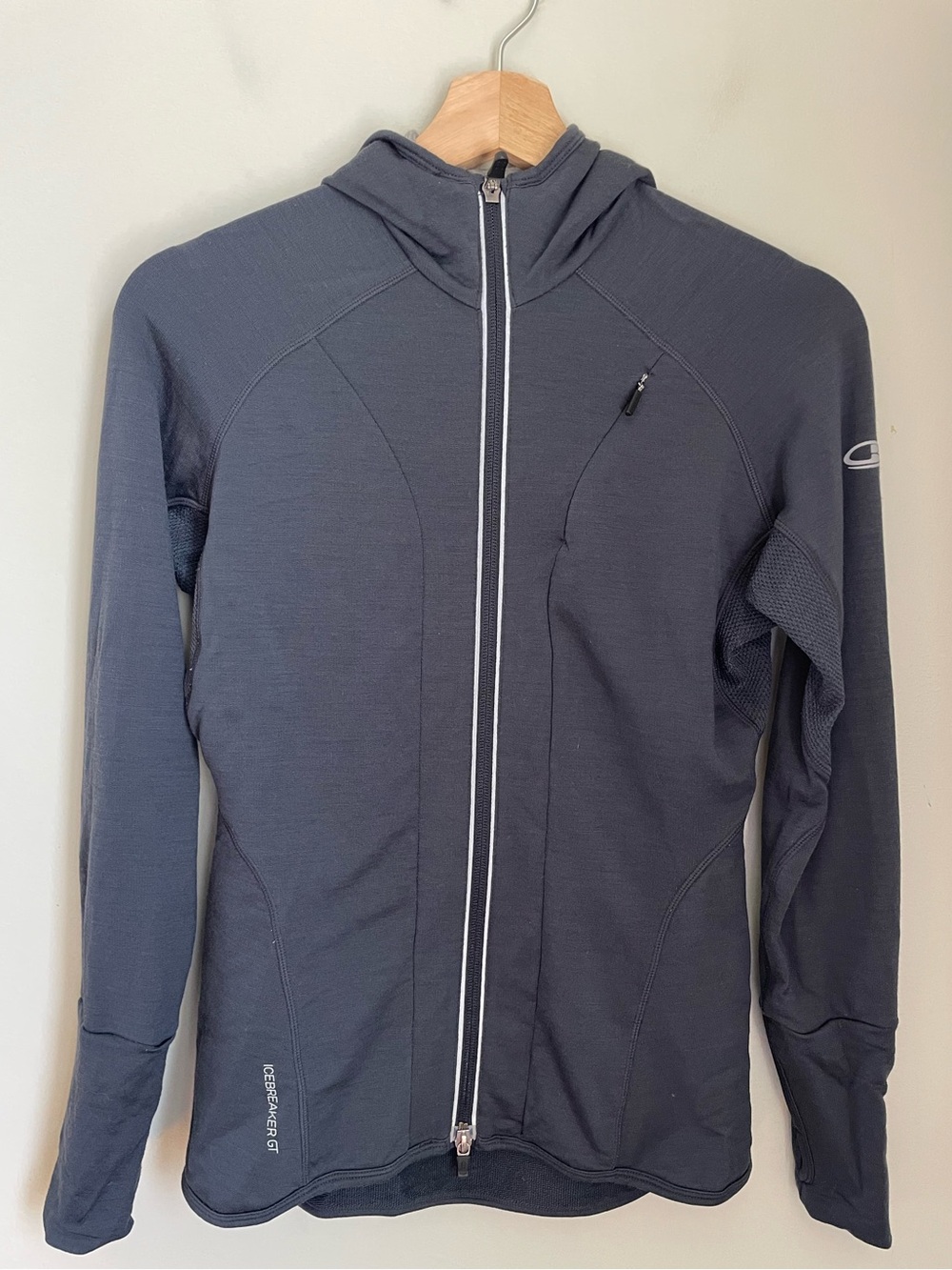 Icebreaker GT 260 Quantum Full-Zip Hoodie Top Women's XS Sweater - Picture 2 of 11